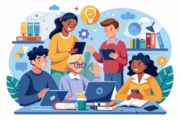 Mobile app & website development illustration